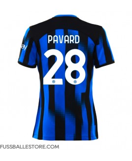 Günstige Inter Milan Benjamin Pavard #28 Heimtrikot Damen 2023-24 Kurzarm